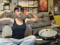 I am a young girl with strong arms. I love to have some fun on cam