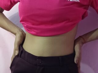 naughty cam girl fingering shaved pussy RoshniMishra